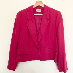 Vintage Pink Pendleton Blazer